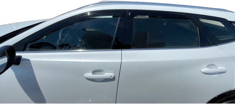 Optimal Co 2025 2026 Tape-On Rain Guards for Toyota Crown Signia Side Window Visor Deflectors Hybrid XLE Limited Tinted Vent Shade Protectors - Image 2